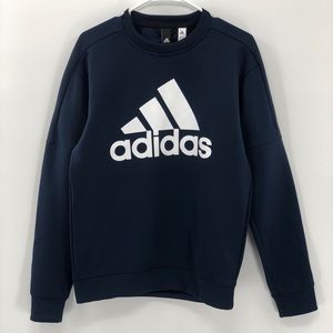 Adidas Long Sleeve “Navy Blue’ Pullover Men’s Size Small